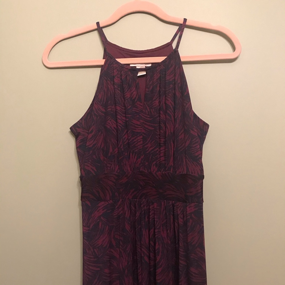 LOFT Printed Maxi Dress